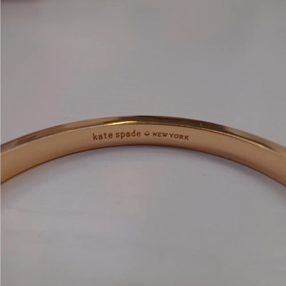 kate spade Gold Bow Pavé Crystal Bangle Bracelet - Picture 4 of 10